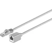 S-Conn RJ45 Patchkabelverlängerung S/FTP, grau, 3m
