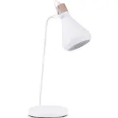 Konsimo Tischlampe "CORTODI", Weiß, Metall