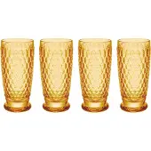 Villeroy & Boch Longdrinkglas Boston Saffron (4er-Set)