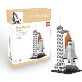 Tinisu Space Shuttle Cape Canaveral Modell LNO Micro-Bricks Bausteine