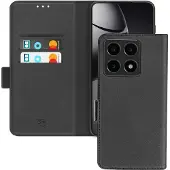 3MK Wallet Case for Xiaomi 14T - black