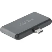 DeLOCK Mini Dockingstation für iPad Pro / Mobilgeräte mit 4K 60 Hz, Apple, iPad Pro, USB Typ-C, Grau