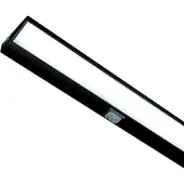 Hera LED-Unterbauleuchte ModuLite F, schwarz, 90 cm, 3.000 K, Alu