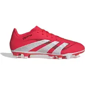 Adidas Fußballschuh PERFORMANCE "PREDATOR CLUB FG/MG", Damen, Gr. 44,5, rot (lucid rot, cloud weiß, core schwarz), Synthetik, Schuhe Fußballschuh, für Rasenplätze