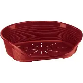 Ferplast SIESTA DELUXE Korb - Korbgröße 6 - 70,5 x 52 x 23 cm - Bordeaux -