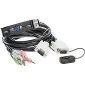 Level One Kvm-switch Auf 2 Pc Vga/usb/audio
