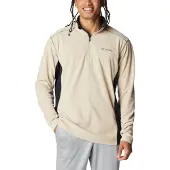 Columbia Men's Klamath Range II Half Zip Fleece ancient fossil, black (271) M