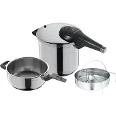 WMF Perfect Premium One Pot Schnellkochtopf-Set mit Dampfgar... 122139