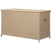 Ebuy24 Marius Kissenbox mit Rädern Natur.