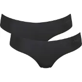 Sloggi String "ZERO Microfibre 2.0" nahtlos, gewellte Abschlüsse, ultraleicht, Hipster-Stil