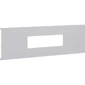 Hager R93277035 Blende AEE 9-fach Stahl BRS OT 120 lgrau