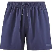 Bruno Banani Badeshorts "Boxer Wave Line 2.0 Swim", Herren, Gr. S (4), N-Gr, blau (marine), Microfaser, Polyester, unifarben, Badehosen Badeshorts, mit Tunnel-Gummibund