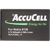 AccuCell Akku passend für Nokia 6100, BL-4C