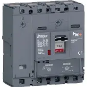 Hager HNS126DC Leistungsschalter h3+ P160 TM ADJ 4P4D N0-100% 125A 40kA CTC