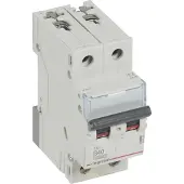 Legrand 404116 TX3 Leitungsschutzschalter B-Charakteristik, 40A, 2-polig, 10kA, 400VAC, 2TE