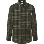 Pepe Jeans für Herren. PM308721 Max grünes Hemd (S), Lässig, Baumwolle, Langarm