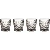 Villeroy & Boch Whiskyglas "Becher Boston 330 ml 4er Set transparent", bunt (transparent), Kristallglas, Trinkgefäße, Whiskyglas