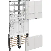 Hager ZK3EL22 Komplettfeld, universZ, 1050mm, 2 Zählerplätze,eHz, 2-feld, NRW,SH,HH,MV,Avacon