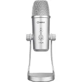 Boya BY-PM700SP - USB Studio-Mikrofon - 4 Aufnahmecharakteristiken - Silber