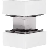 Hager BRS6521039016 Außeneck aus Grundprofil zu BRS 68x210mm Oberteil 80mm Stahlblech verkehrsweiß