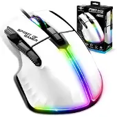 SPIRIT OF GAMER PRO-M5 ARTIC, rechts, Optisch, USB Typ-A, 12800 DPI, Weiß
