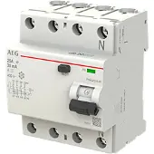 AEG ABB FN425/A30 Fehlerstrom-Schutzschalter 4P Typ A 25 A, 30 mA, 4 TE 2CSF704156R1250 FN425A30