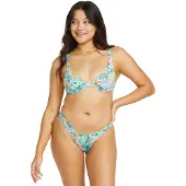 Billabong Bade-Shirt "Bella Costa", Damen, Gr. S, bunt (multi), Obermaterial:78% Nylon 22% Polyurethan., Bikini-Oberteile Bade-Shirt