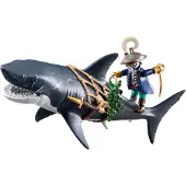 Playmobil Piraten 71793 Gefahr durch einen riesigen Haifisch Piraten-Figuren Spielzeug für Kinder ab 4 Jahren