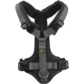 Hunter Geschirr Maldon Up, Hund, Halftergeschirr, S-M, Schwarz, Grau, Netz, Polyester, 2,2 cm