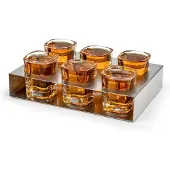 Leopold Vienna Schnapsglas Silber 60 ml (6er Set)