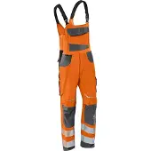 Kübler Latzhose orange/anthrazit Gr. 62