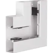 Hager BRS6521059016 Flachwinkel aus Grundprofil BRS 68x210mm Oberteil 80mm Stahlblech verkehrsweiß