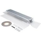 Hager BKFDE600065 Endstück höhenverstellbar mit Folie/Dichtungsmöglichkeit zu BKFD 600x(65-110)mm