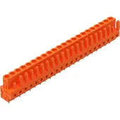 Wago 232-182 THT-Federleiste,gerade,Rastermaß 5,08 mm,orange 232182 - 10 Stück