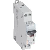 Legrand 407738 DX3 Leitungsschutzschalter C-Charakteristik, 6A, 1-polig+N, 6kA, 230VAC, 1TE