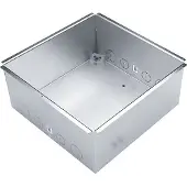 Hager UDBDQ06 Bodendose für Schalung aus Stahl für die Aufnahme von Einbaueinheiten Q06