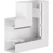 Hager BRS8517059016 Flachwinkel aus Grundprofil BRS 83x170mm Oberteil 80mm Stahlblech verkehrsweiß