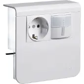 Hager SL200809269016 Geräteträger Steckdose/PIR SL 20x80 vw