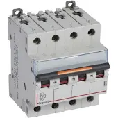 Legrand 409936 DX3 Leitungsschutzschalter Z-Charakteristik, 20A, 4-polig, 25kA, 400VAC, 4TE