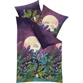 Kaeppel Kinder-Bettwäsche Moonshine" bunt 1x 135x200 cm + 1x 80x80 cm"