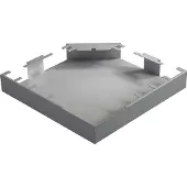 Hager DABA5008059006 Flachwinkel schnittkaschierend aus Stahlblech zu DABA 50x80mm weißaluminium