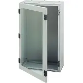 Hager FL157A Orion Schrank, Stahlblech Schutzklasse I, Klarsichttür, 400x300x200mm