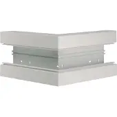 Hager BR6517037035 Außeneck aus Grundprofil zu BR 68x170mm Oberteil 80mm in lichtgrau