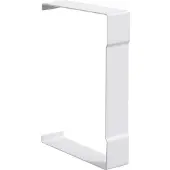 Hager BRA8513079016 Schnittkaschierung zu BRA 85x130mm Oberteil 80mm aus Stahlblech in verkehrweiß