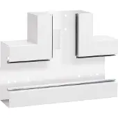 Hager BRS8517089016 T-Stück aus Grundprofil zu BRS 83x170mm Oberteil 80mm Stahlblech verkehrsweiß