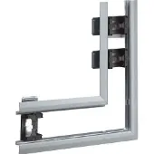 Hager BKIS251305EVERZ Flachwinkel aus Stahlblech zu BKIS 25x130mm Oberteil 80mm verzinkt