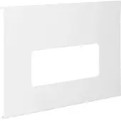 Hager L92339016 Blende 3-fach R7 für UP-Einsatz mit Rahmen PVC zu FB Oberteil 230mm verkehrsweiß