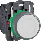 Schneider Electric Drucktaster, kompl, Kunststoff, tastend, XB5AA15C0