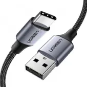 UGREEN Starkes geflochtenes Kabel USB - USB-C QC 3.0 3A 2m grau