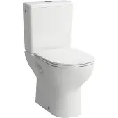 Laufen LUA Stand-WC, Abgang senkrecht, spülrandlos, 650x360x420mm, H8240870000001, Farbe: Weiß